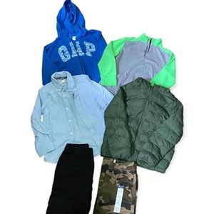 Bundle of boys clothing size medium